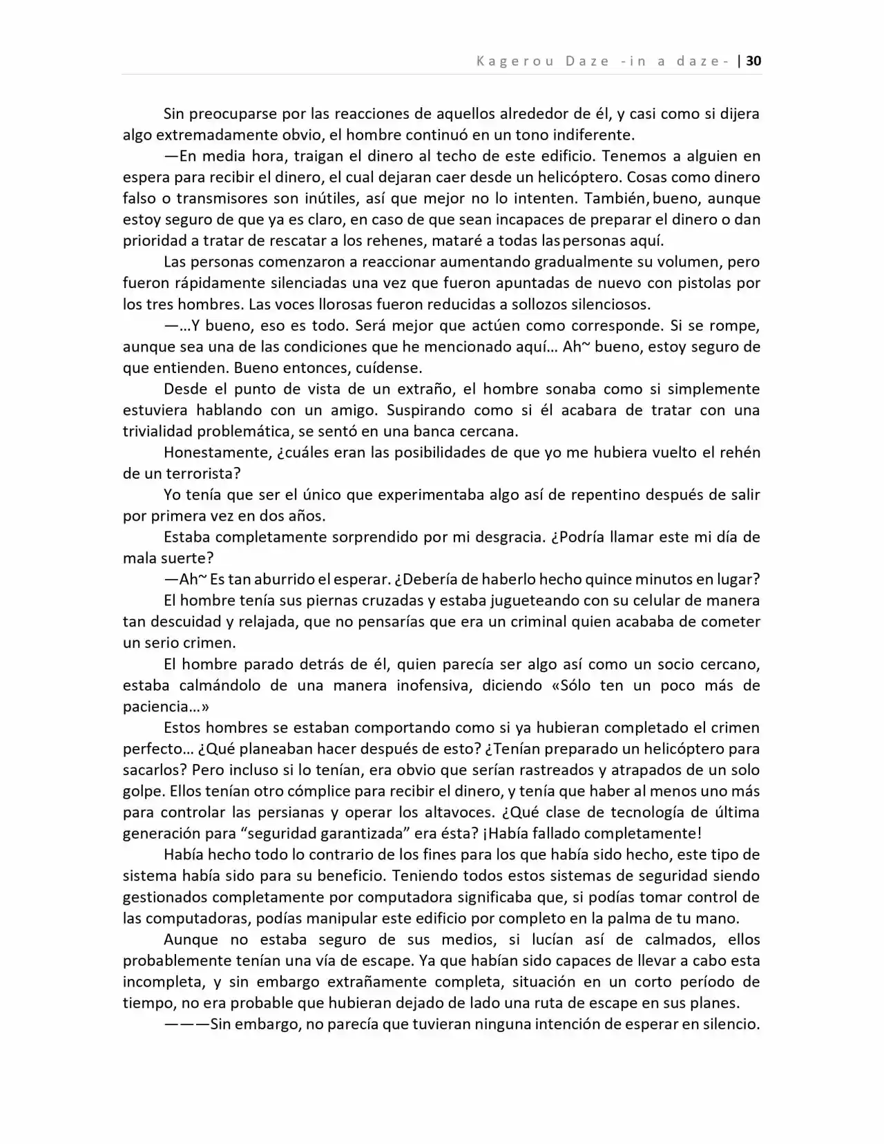 Kagerou Days (Novela) - Capítulo 2 - Página 26 - LectorTMOo