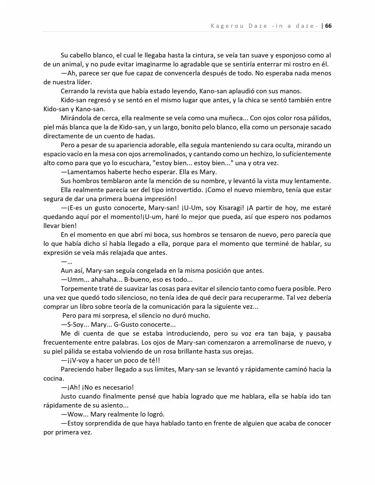Kagerou Days (Novela) - Capítulo 4 - Página 27 - LectorTMOo