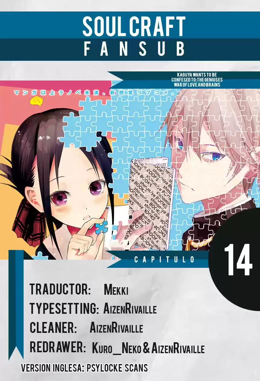 Kaguya-sama Wa Kokurasetai: Tensai-tachi No Ren'ai Zunōsen - Capítulo 14 - Página 1 - LectorTMOo