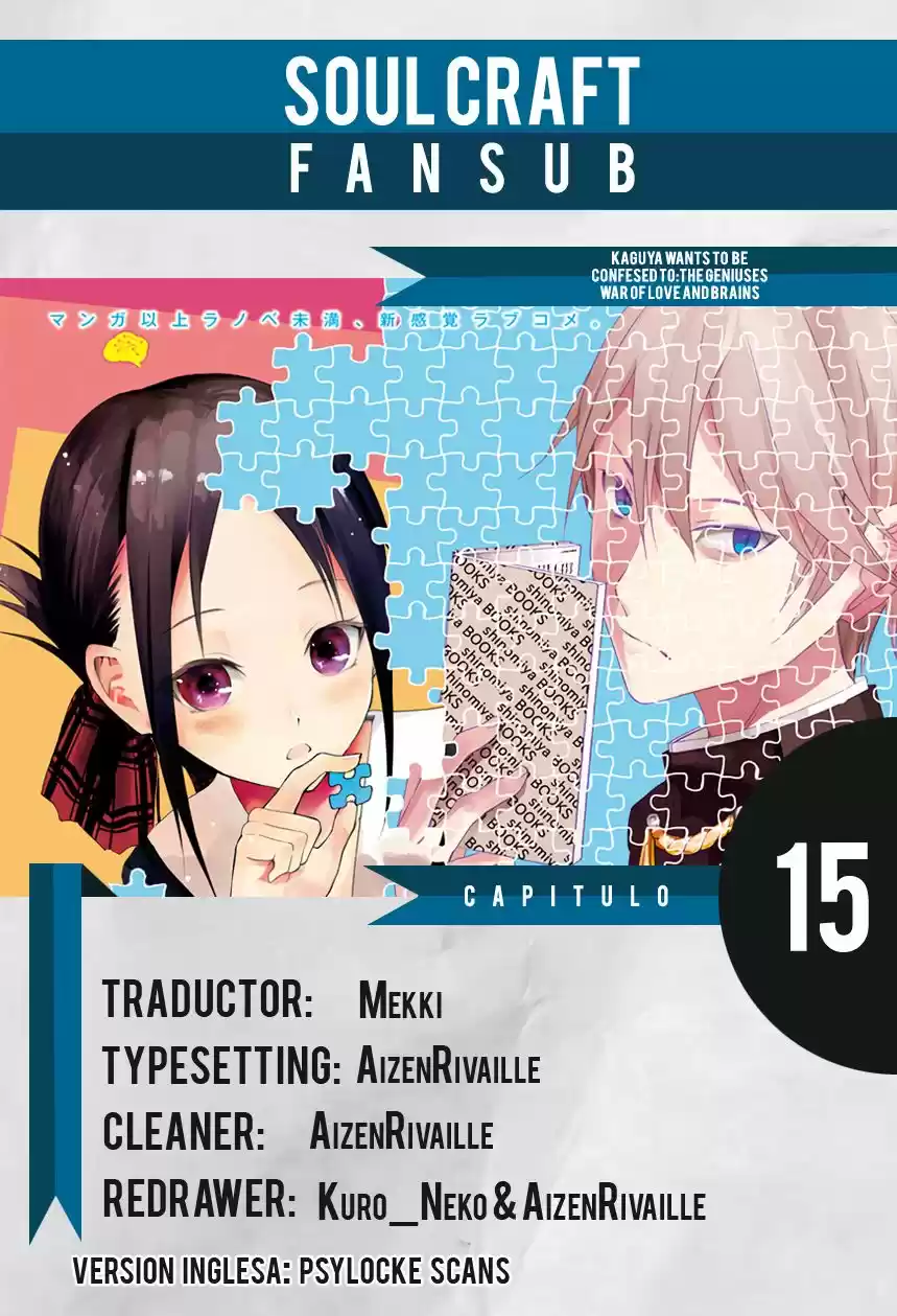 Kaguya-sama Wa Kokurasetai: Tensai-tachi No Ren'ai Zunōsen - Capítulo 15 - Página 1 - LectorTMOo