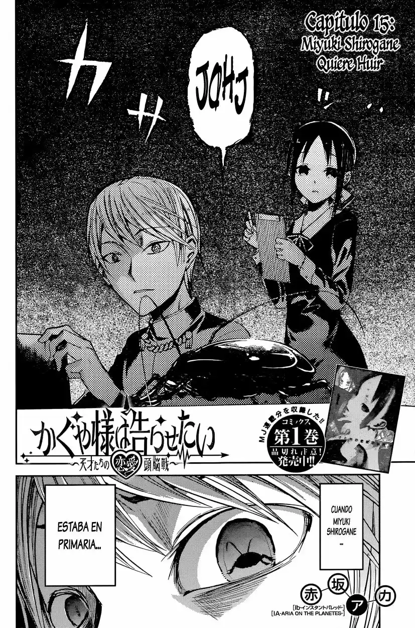 Kaguya-sama Wa Kokurasetai: Tensai-tachi No Ren'ai Zunōsen - Capítulo 15 - Página 3 - LectorTMOo