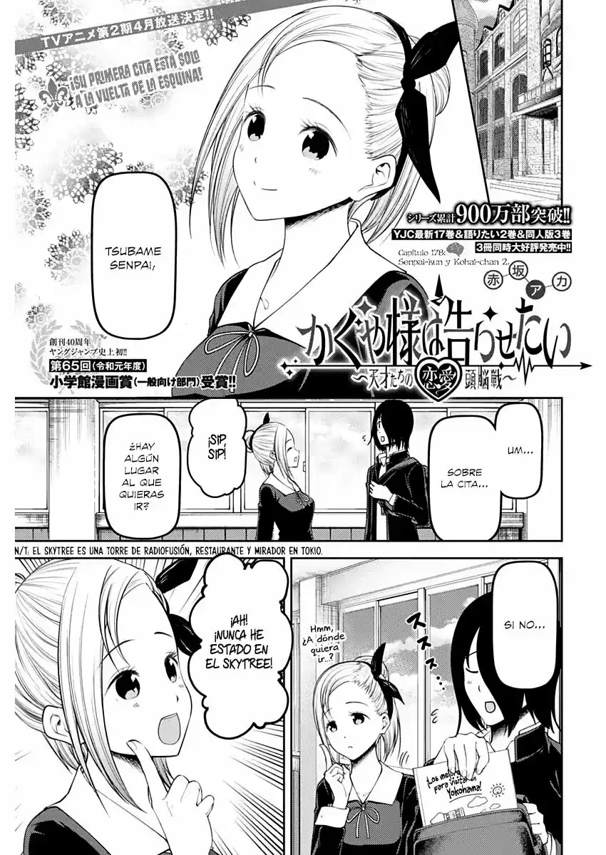 Kaguya-sama Wa Kokurasetai: Tensai-tachi No Ren'ai Zunōsen - Capítulo 178 - Página 2 - LectorTMOo