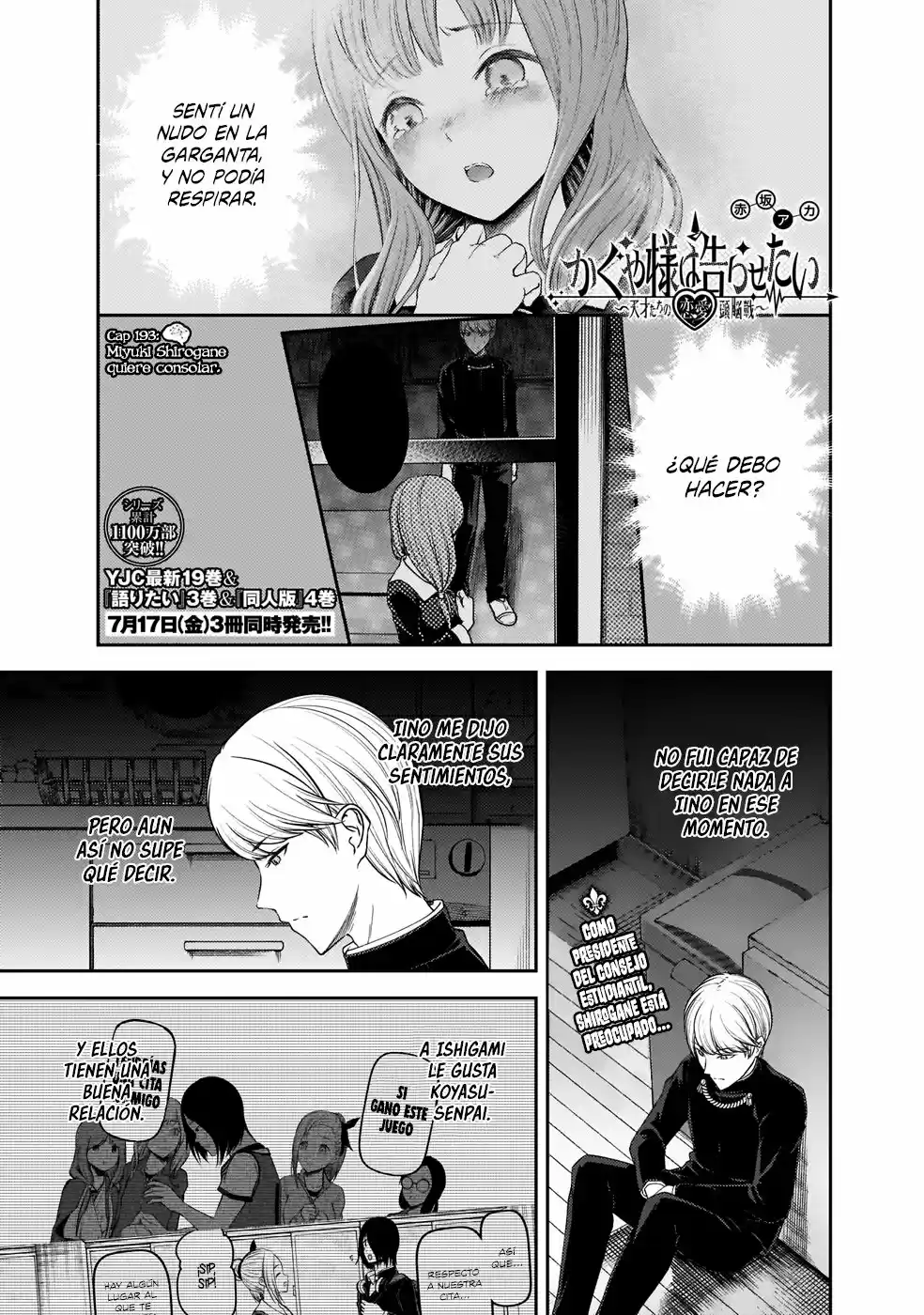Kaguya-sama Wa Kokurasetai: Tensai-tachi No Ren'ai Zunōsen - Capítulo 193 - Página 2 - LectorTMOo