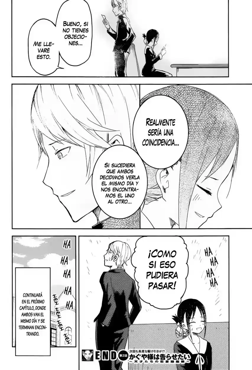 Kaguya-sama Wa Kokurasetai: Tensai-tachi No Ren'ai Zunōsen - Capítulo 2 - Página 20 - LectorTMOo