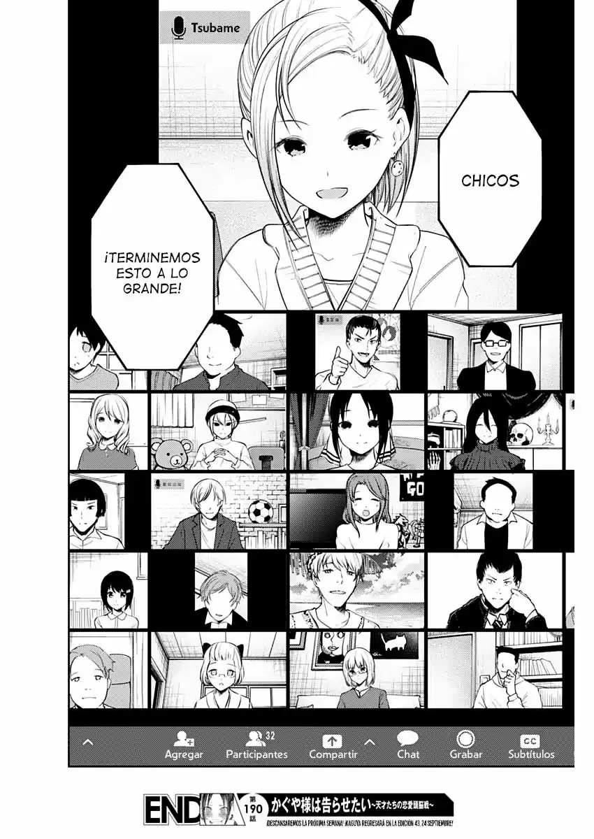 Kaguya-sama Wa Kokurasetai: Tensai-tachi No Ren'ai Zunōsen - Capítulo 200 - Página 19 - LectorTMOo