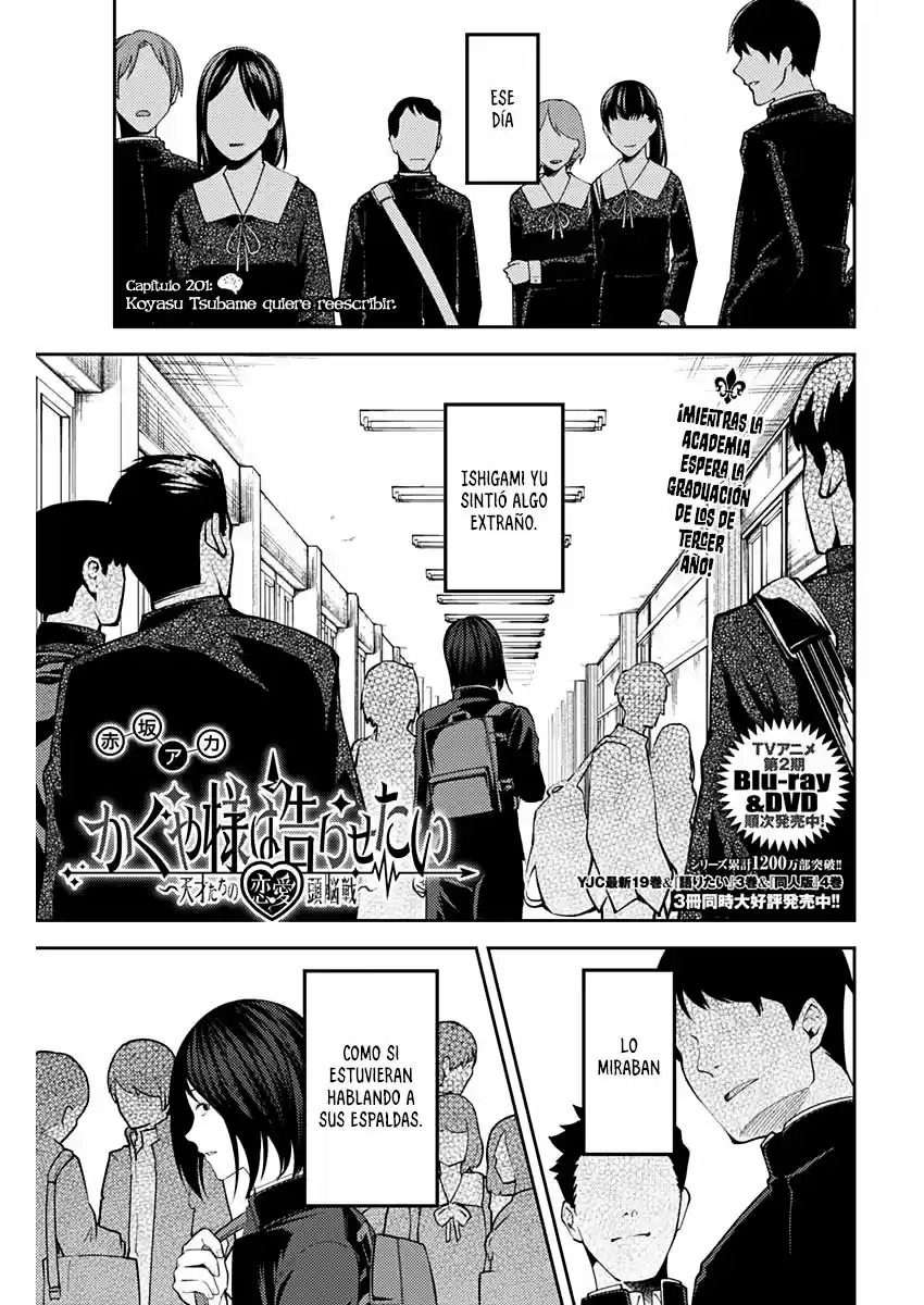 Kaguya-sama Wa Kokurasetai: Tensai-tachi No Ren'ai Zunōsen - Capítulo 201 - Página 2 - LectorTMOo