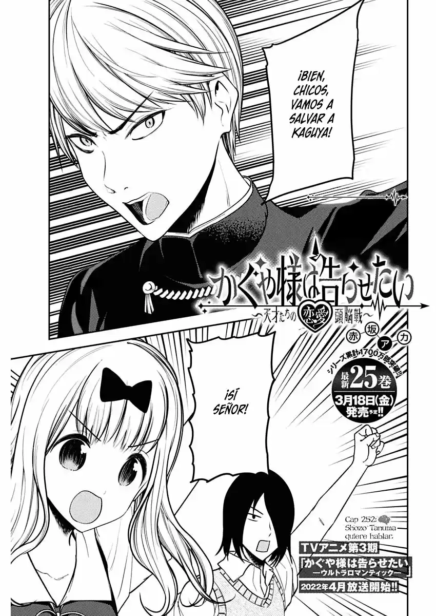 Kaguya-sama Wa Kokurasetai: Tensai-tachi No Ren'ai Zunōsen - Capítulo 252 - Página 2 - LectorTMOo