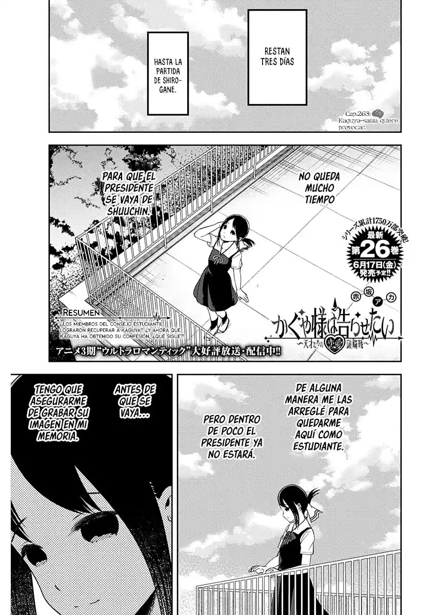 Kaguya-sama Wa Kokurasetai: Tensai-tachi No Ren'ai Zunōsen - Capítulo 263 - Página 2 - LectorTMOo