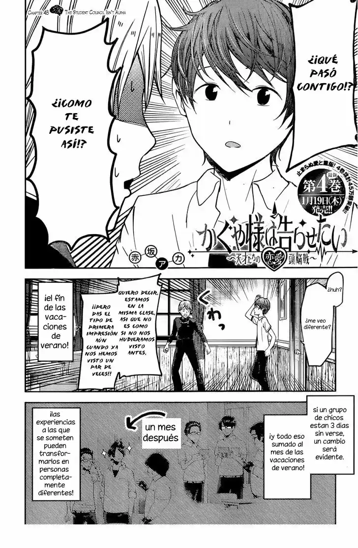 Kaguya-sama Wa Kokurasetai: Tensai-tachi No Ren'ai Zunōsen - Capítulo 48 - Página 2 - LectorTMOo