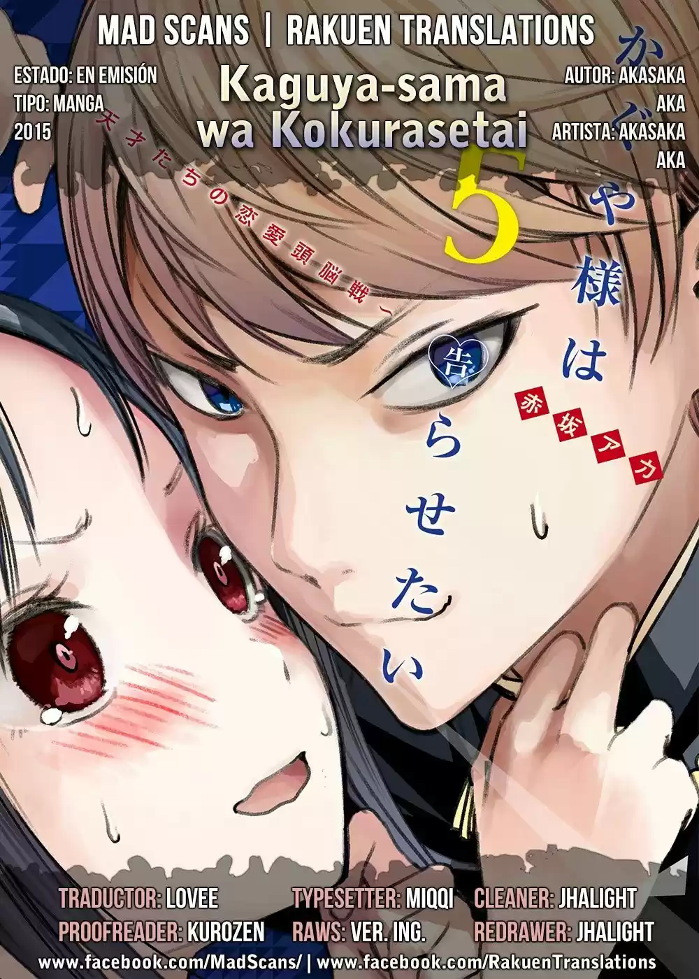 Kaguya-sama Wa Kokurasetai: Tensai-tachi No Ren'ai Zunōsen - Capítulo 61 - Página 1 - LectorTMOo
