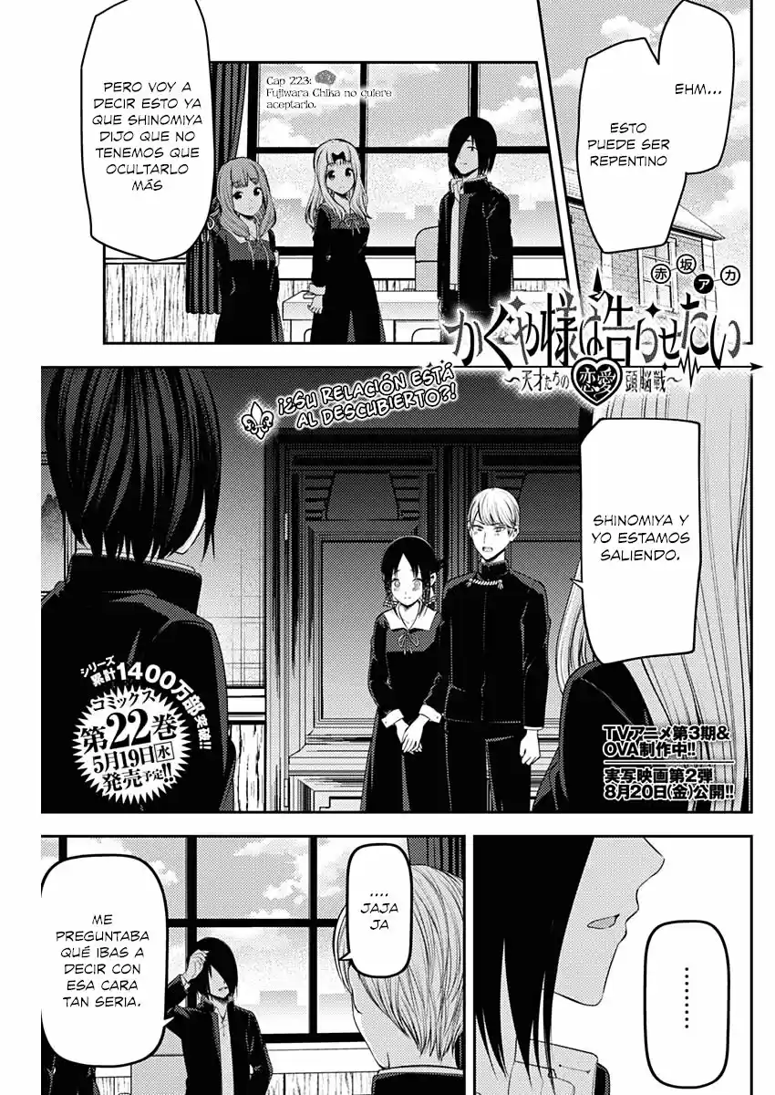 Kaguya-sama Wa Kokurasetai: Tensai-tachi No Renai Zunousen - Capítulo 223 - Página 2 - LectorTMOo