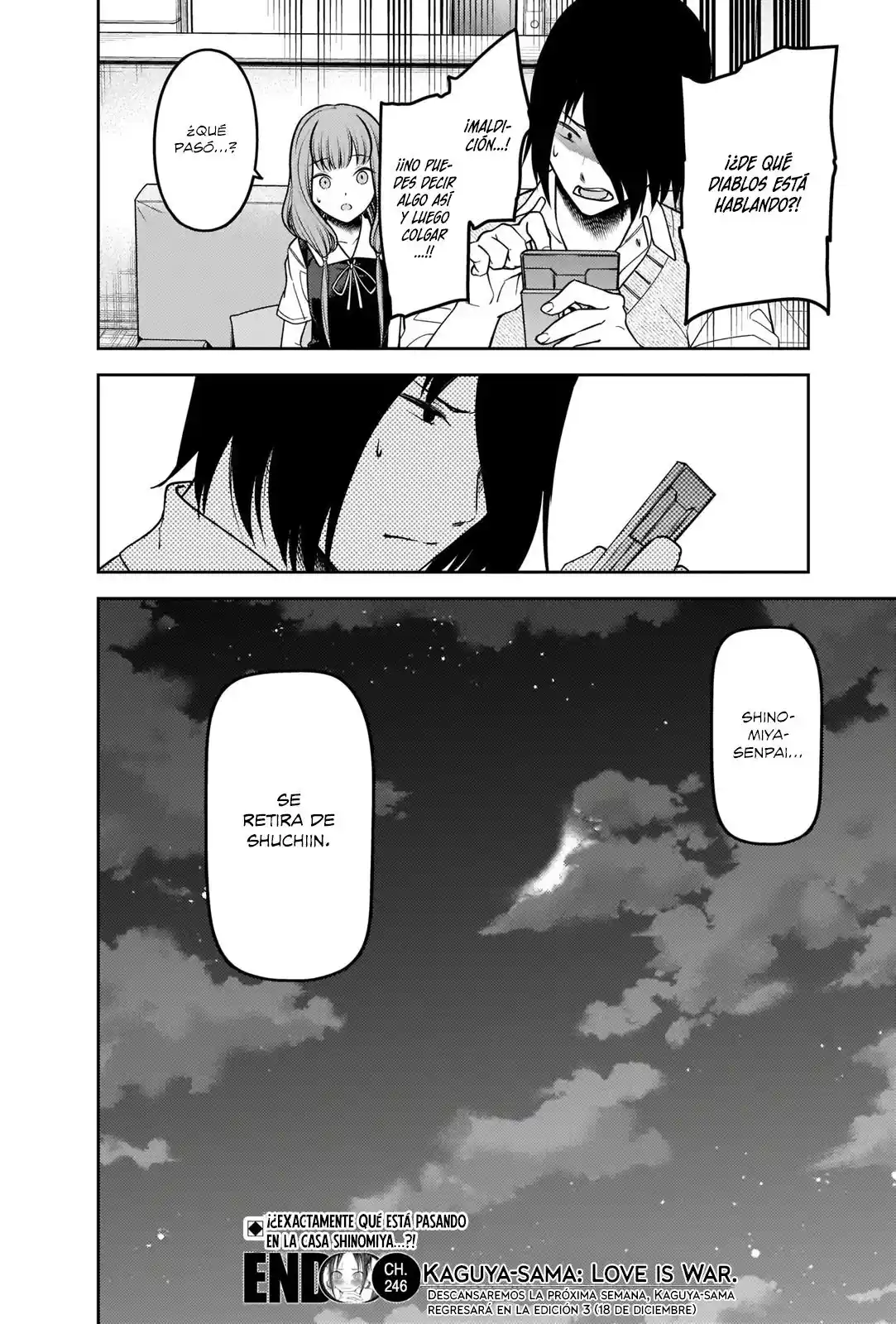Kaguya-sama Wa Kokurasetai: Tensai-tachi No Renai Zunousen - Capítulo 246 - Página 19 - LectorTMOo