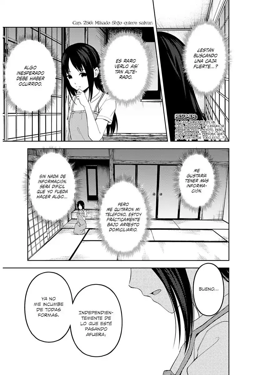 Kaguya-sama Wa Kokurasetai: Tensai-tachi No Renai Zunousen - Capítulo 256 - Página 4 - LectorTMOo
