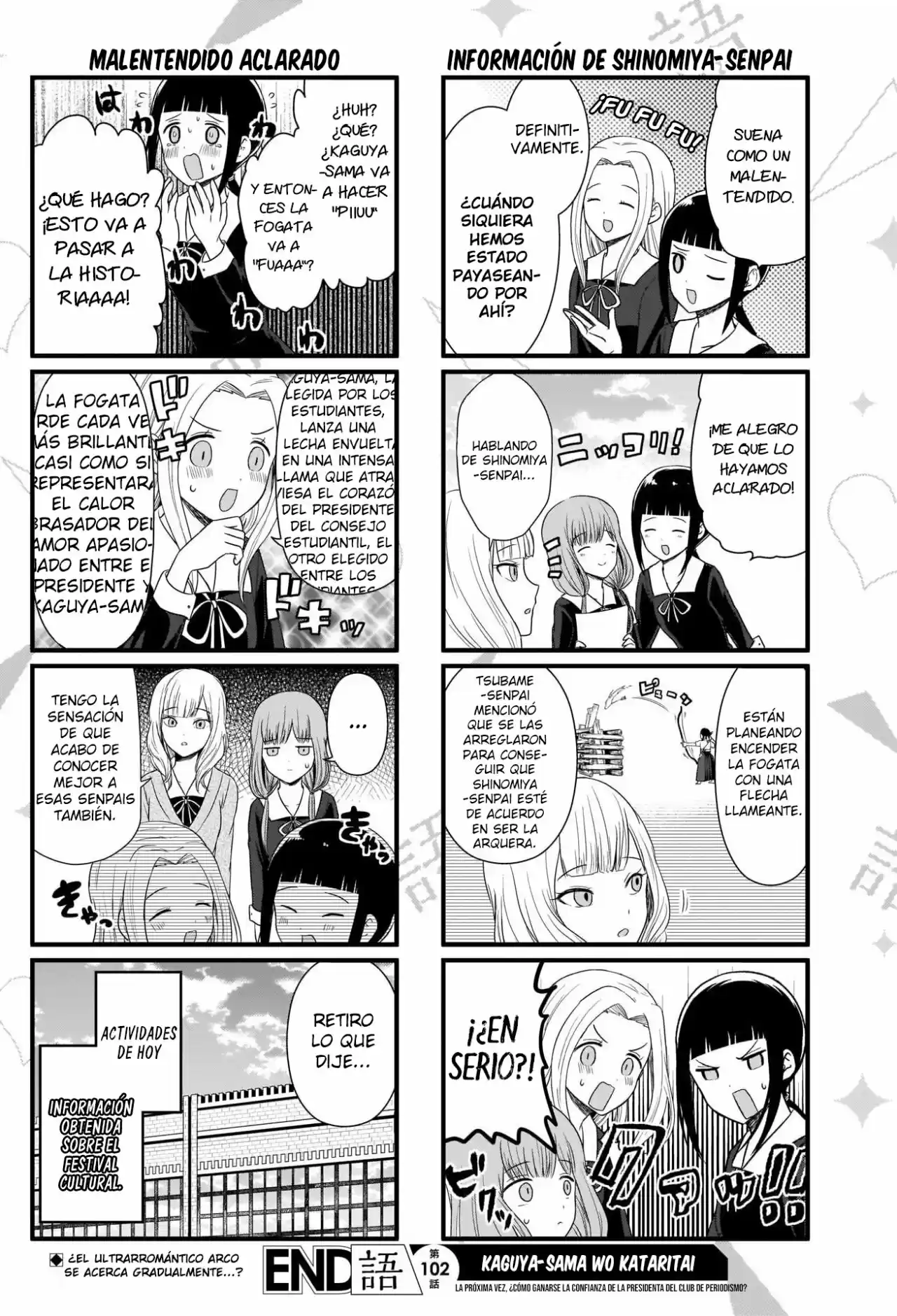 Kaguya-sama Wo Kataritai - Capítulo 102 - Página 4 - LectorTMOo