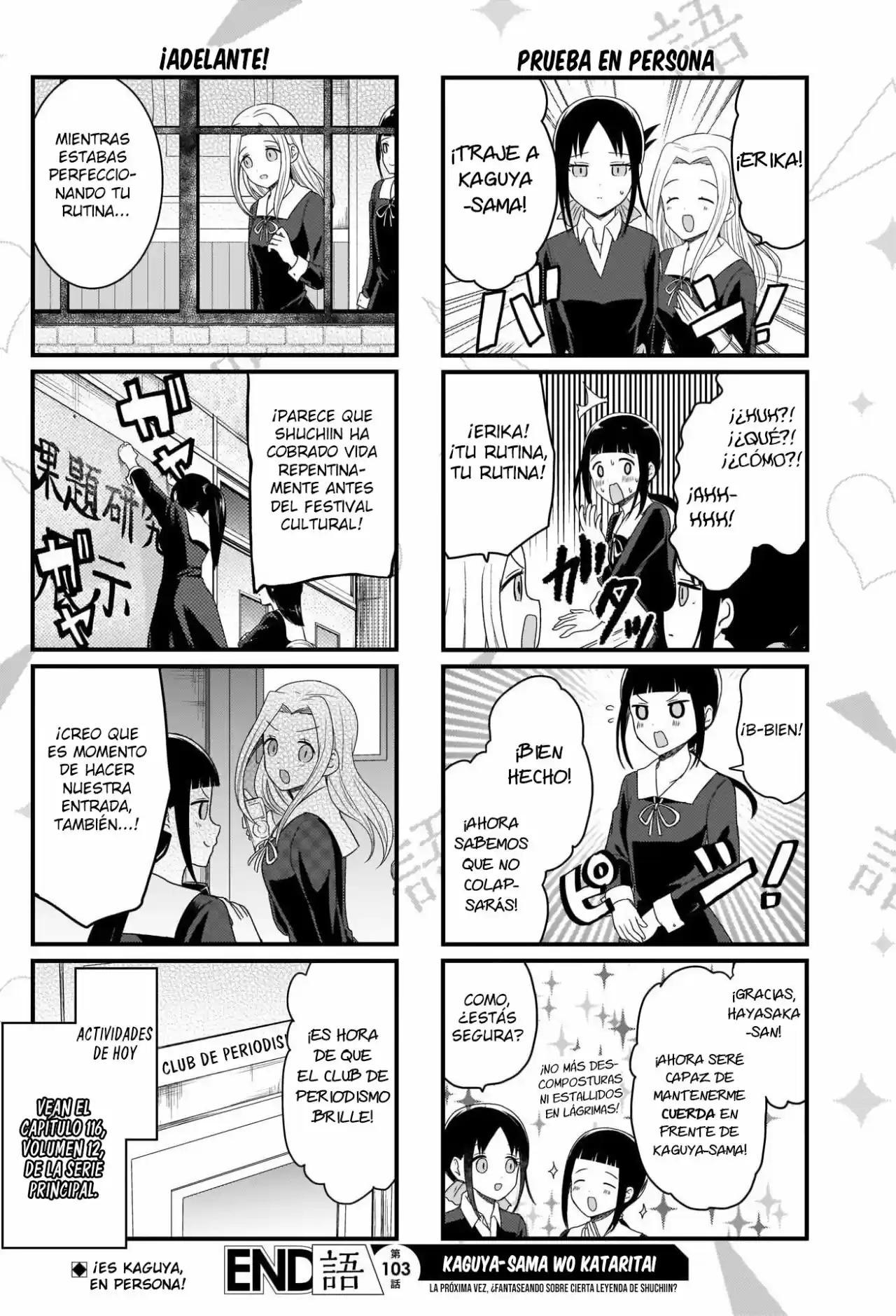 Kaguya-sama Wo Kataritai - Capítulo 103 - Página 5 - LectorTMOo