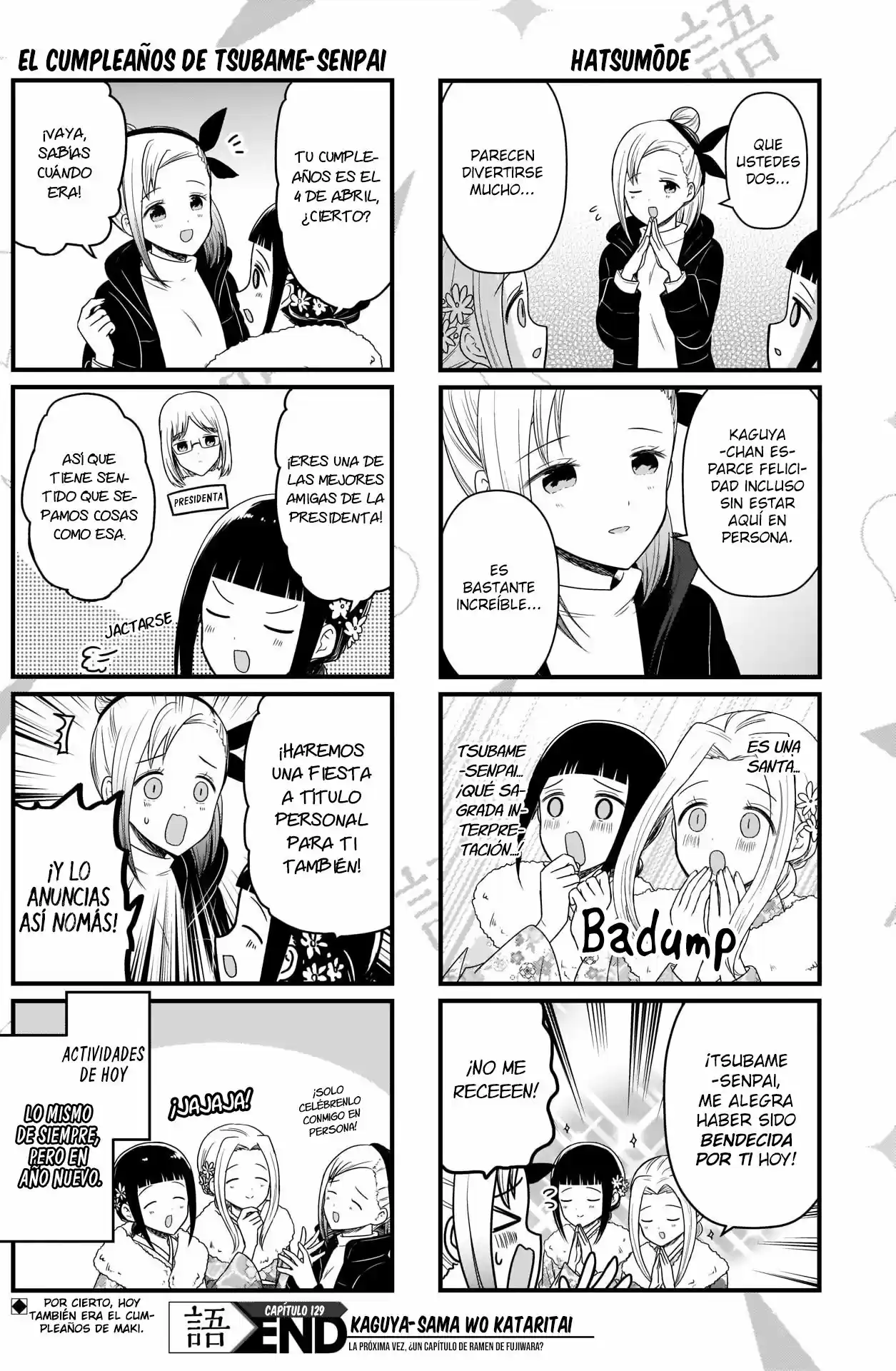 Kaguya-sama Wo Kataritai - Capítulo 129 - Página 5 - LectorTMOo