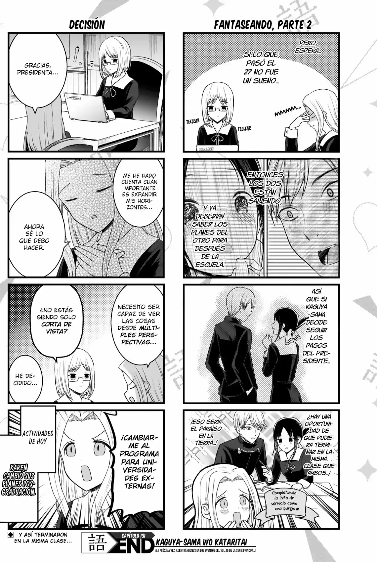 Kaguya-sama Wo Kataritai - Capítulo 131 - Página 4 - LectorTMOo