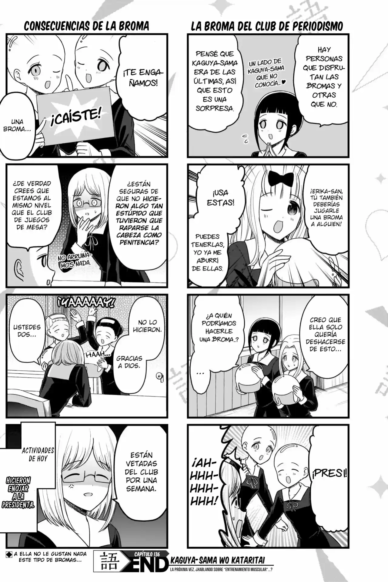 Kaguya-sama Wo Kataritai - Capítulo 136 - Página 4 - LectorTMOo