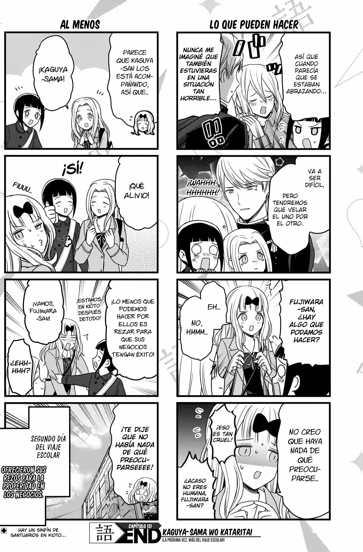 Kaguya-sama Wo Kataritai - Capítulo 151 - Página 4 - LectorTMOo