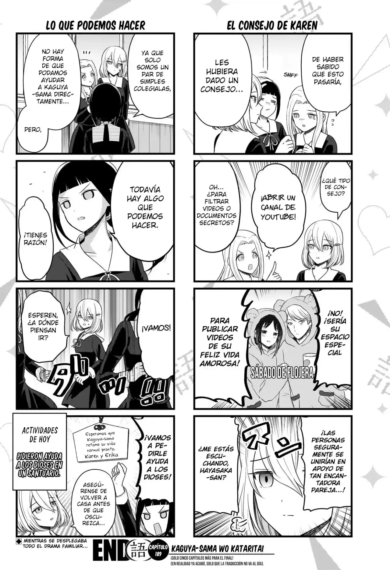 Kaguya-sama Wo Kataritai - Capítulo 189 - Página 5 - LectorTMOo