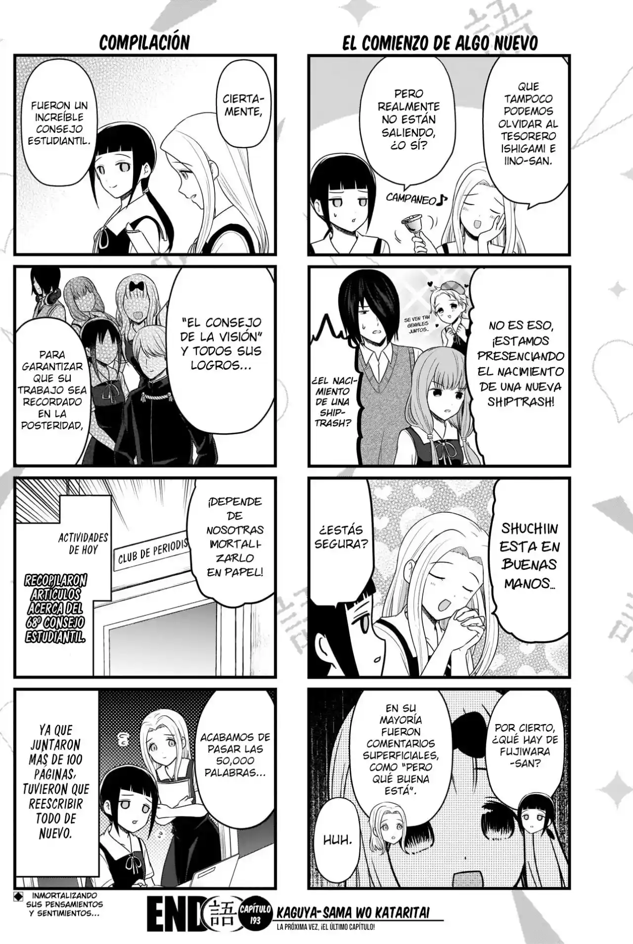 Kaguya-sama Wo Kataritai - Capítulo 193 - Página 5 - LectorTMOo