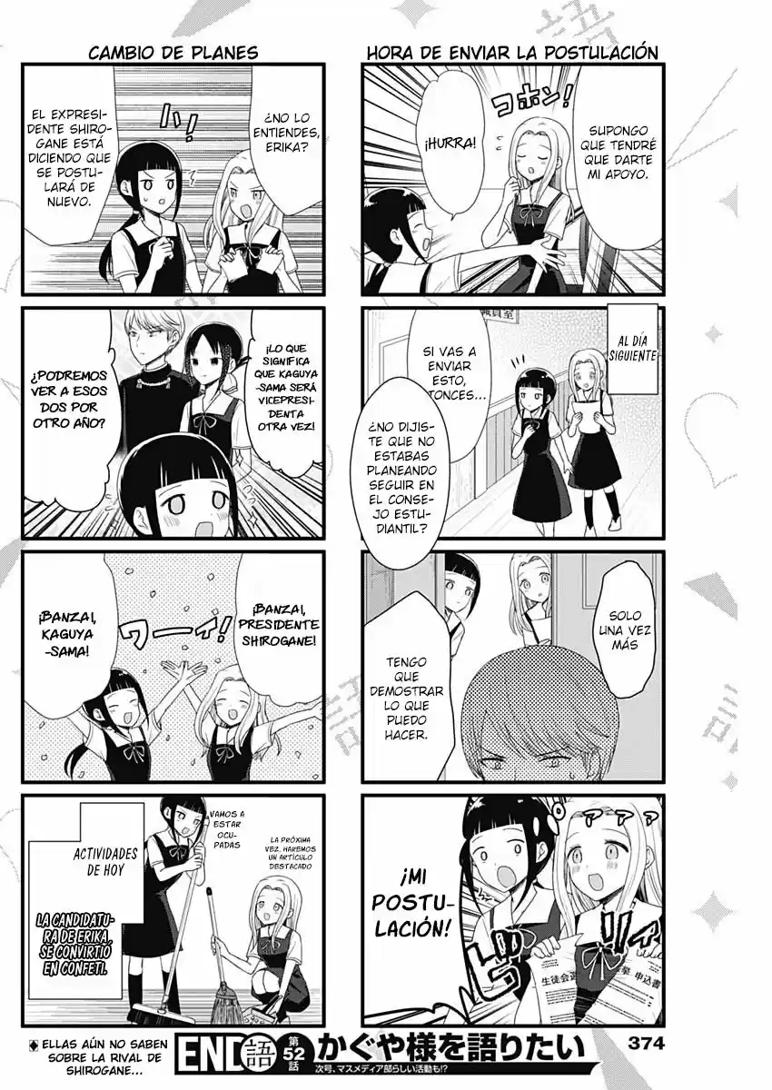Kaguya-sama Wo Kataritai - Capítulo 52 - Página 4 - LectorTMOo