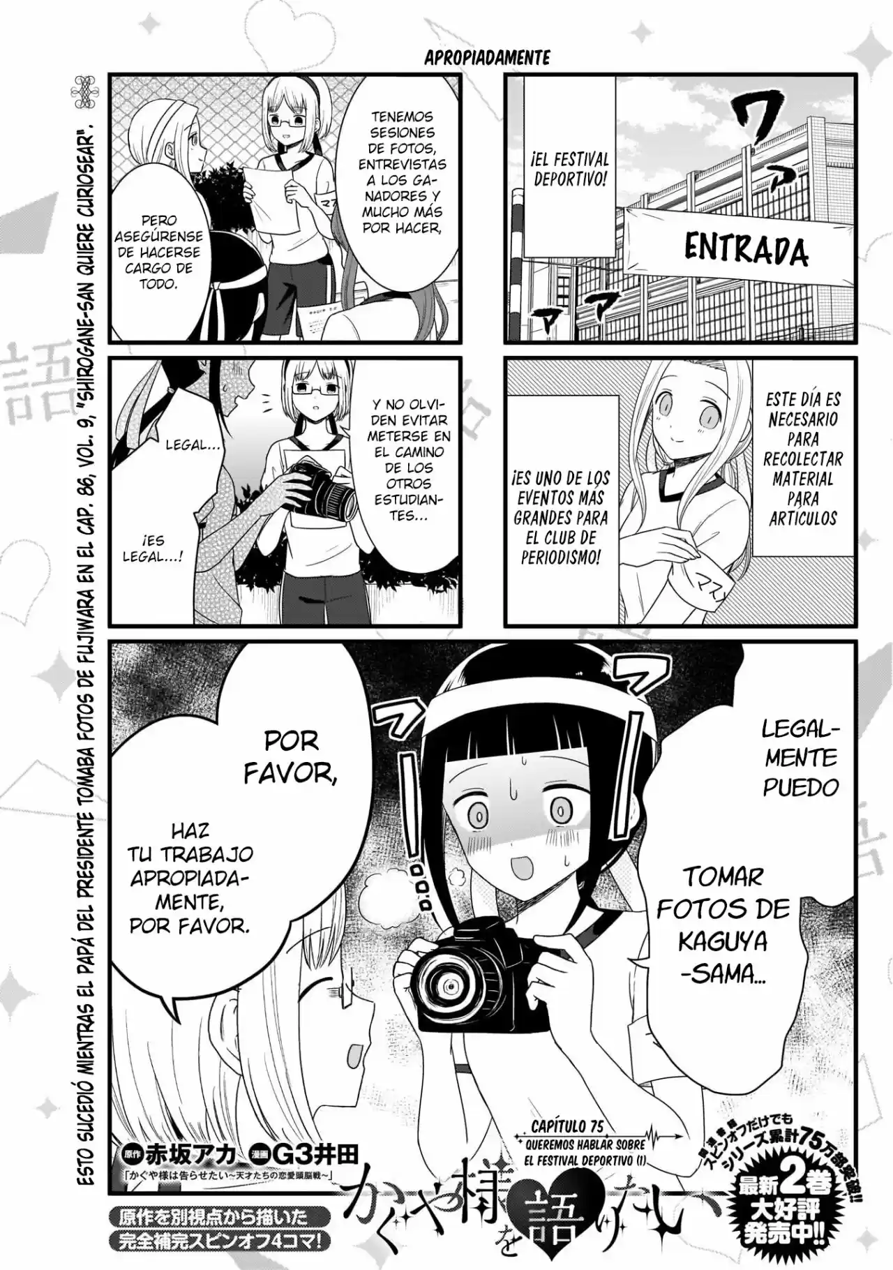 Kaguya-sama Wo Kataritai - Capítulo 75 - Página 2 - LectorTMOo