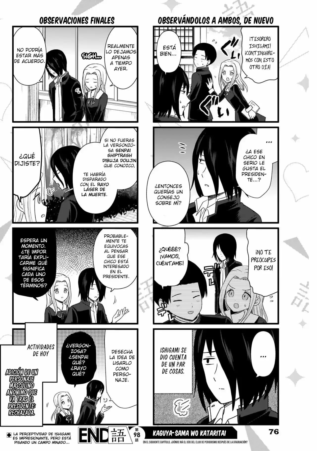 Kaguya-sama Wo Kataritai - Capítulo 98 - Página 5 - LectorTMOo