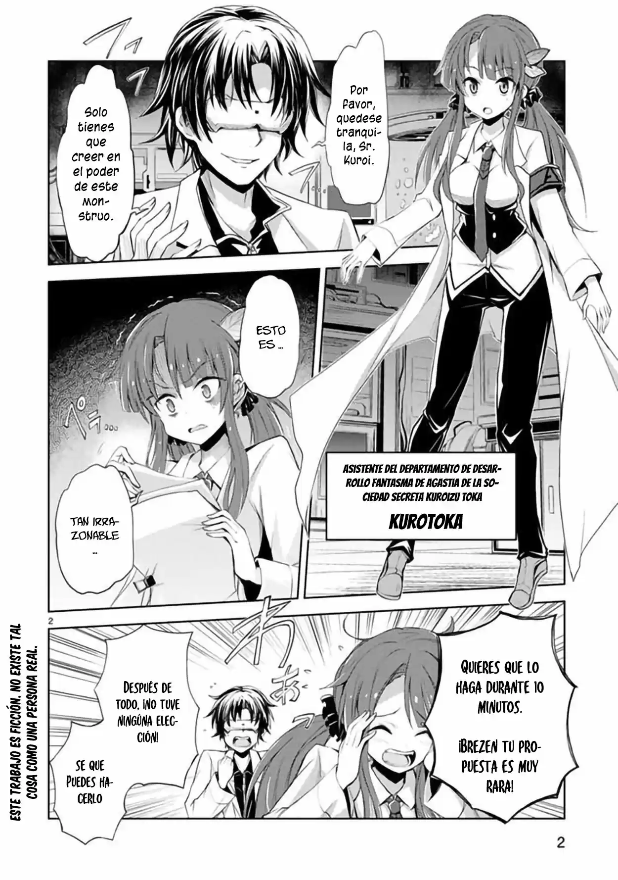 Kaijin Kaihatsubu No Kuroitsu-san - Capítulo 1 - Página 3 - LectorTMOo
