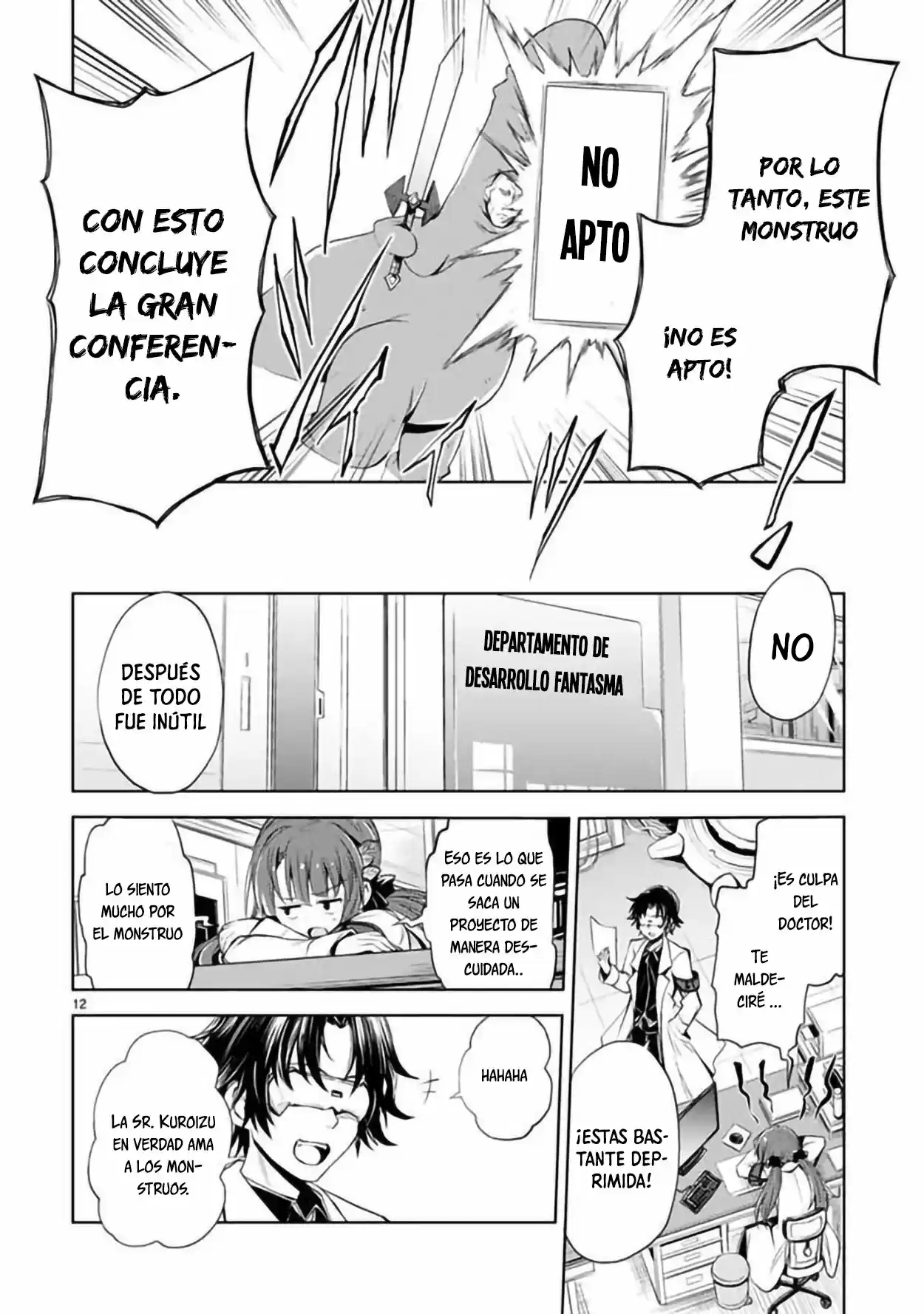 Kaijin Kaihatsubu No Kuroitsu-san - Capítulo 1 - Página 13 - LectorTMOo