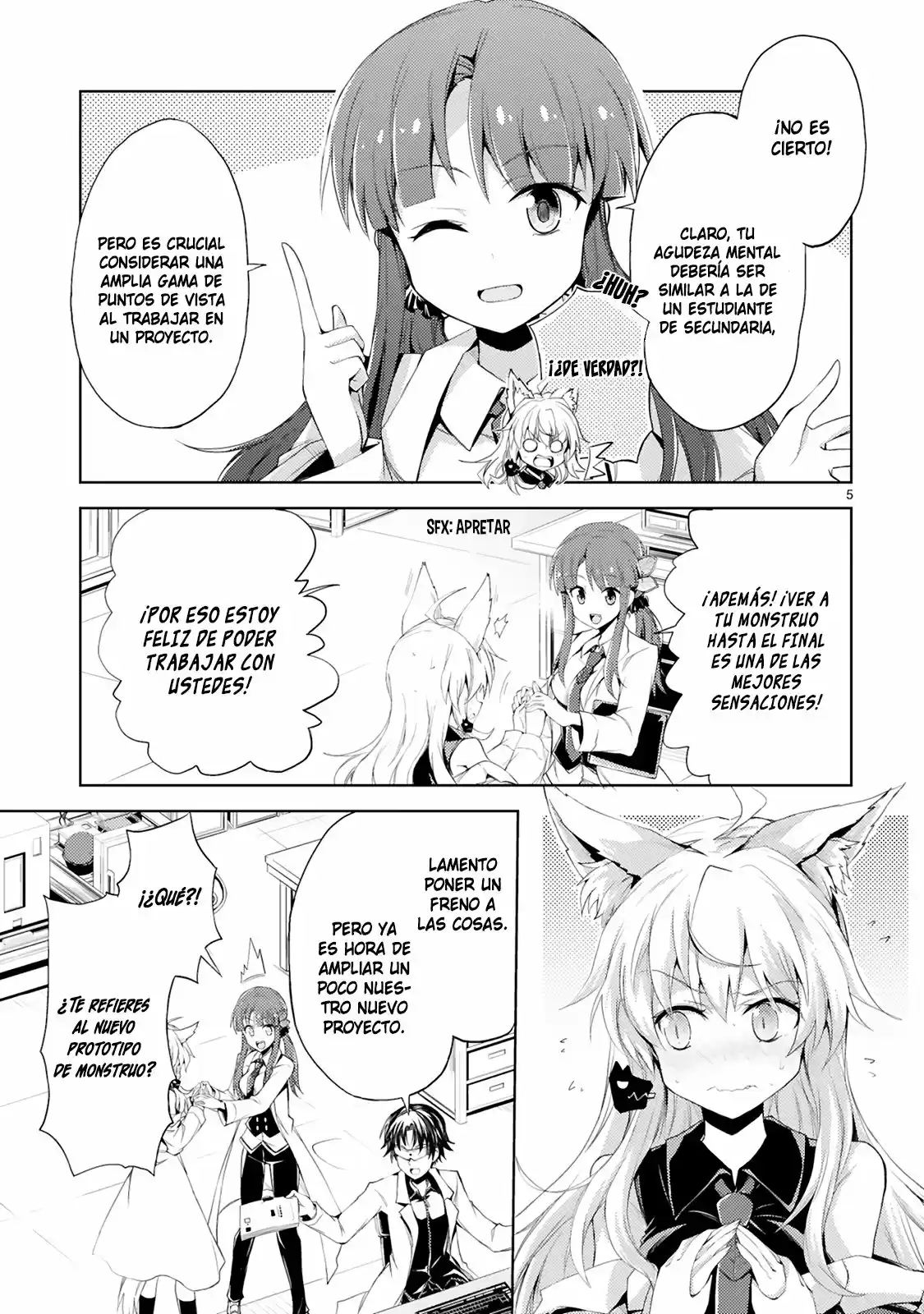 Kaijin Kaihatsubu No Kuroitsu-san - Capítulo 3 - Página 8 - LectorTMOo