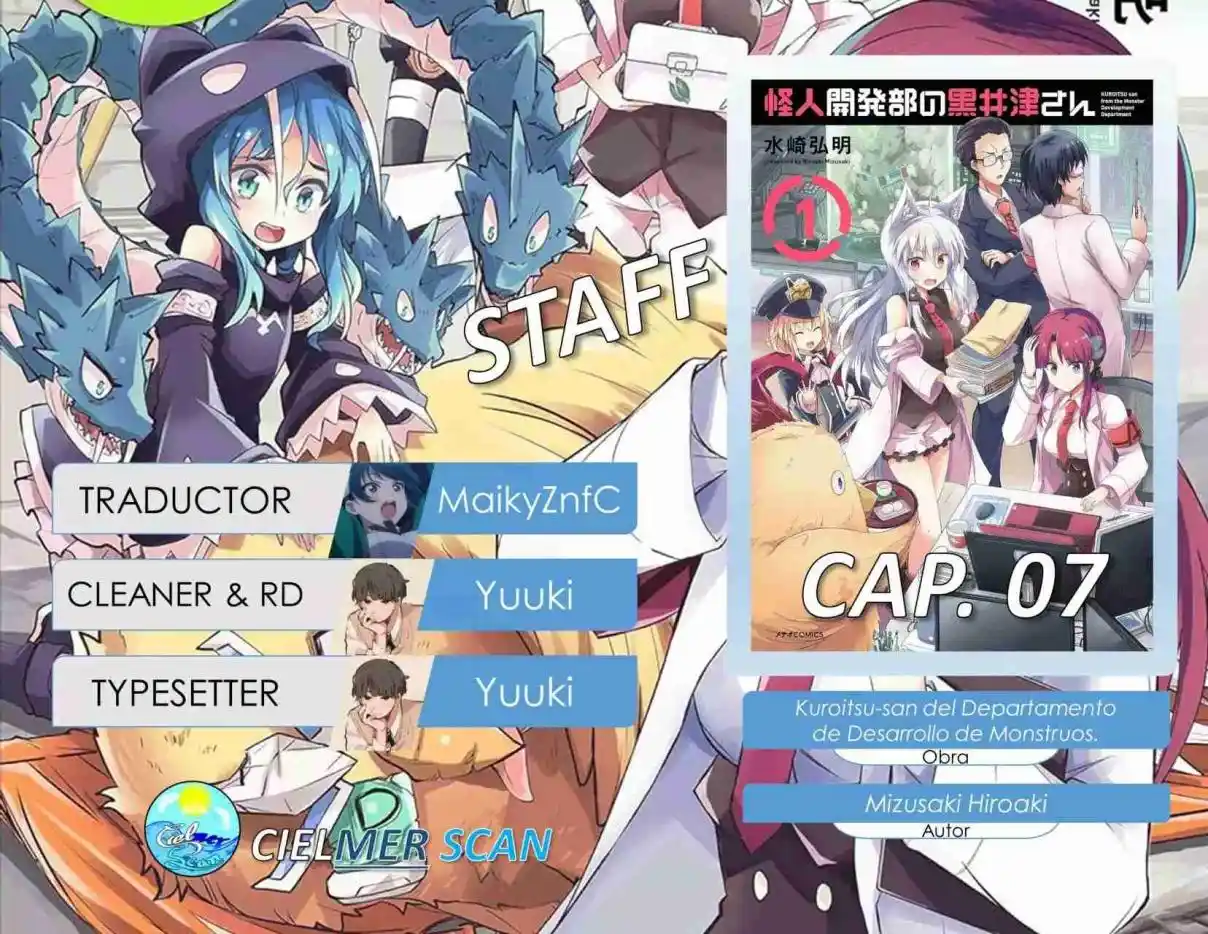 Kaijin Kaihatsubu No Kuroitsu-san - Capítulo 7 - Página 1 - LectorTMOo