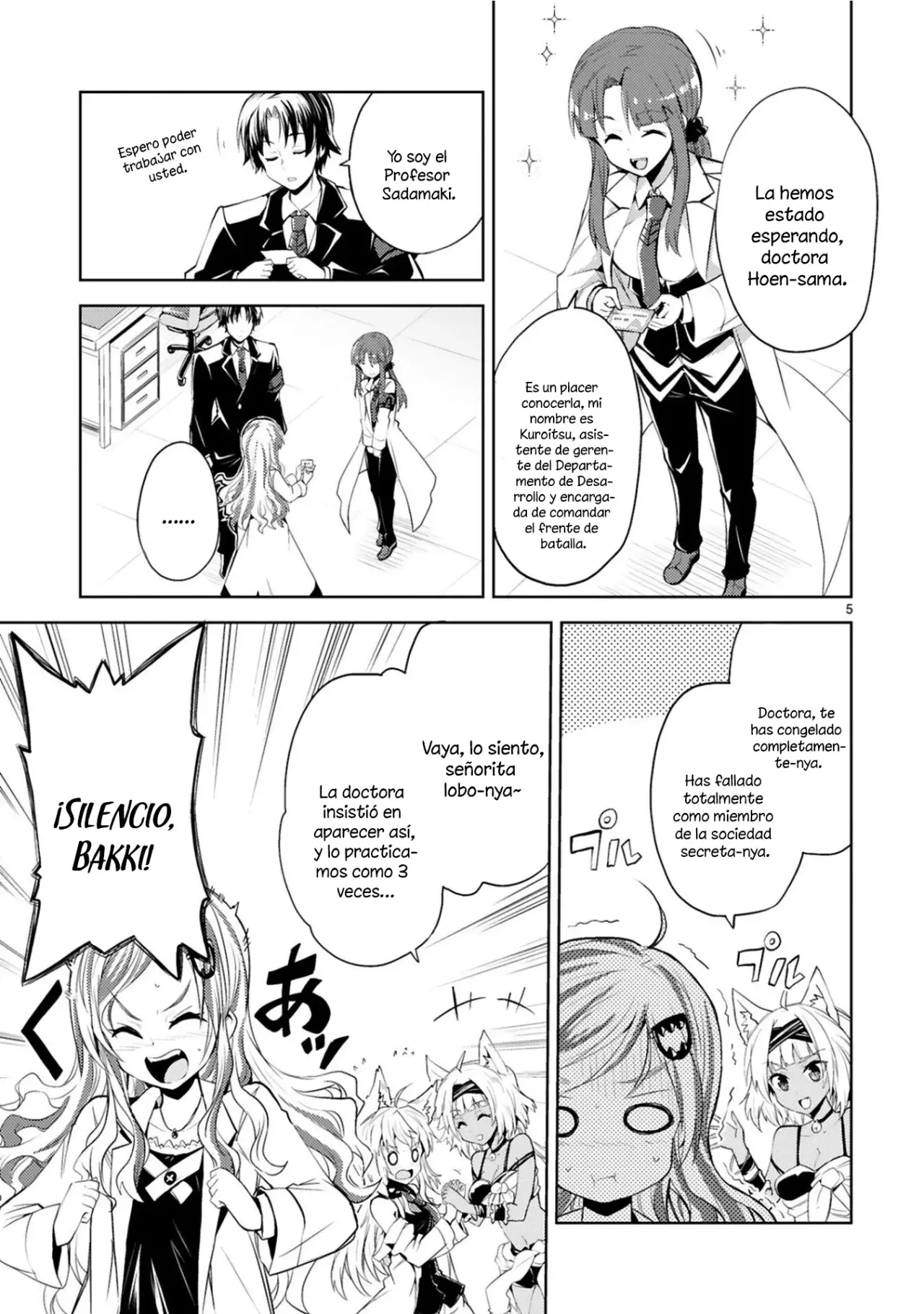 Kaijin Kaihatsubu No Kuroitsu-san - Capítulo 8 - Página 6 - LectorTMOo