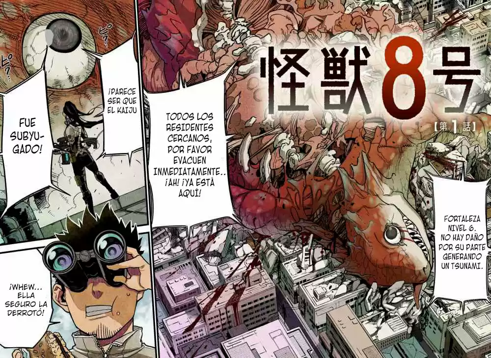 Kaikju No.8 - Capítulo 1 - Página 3 - LectorTMOo