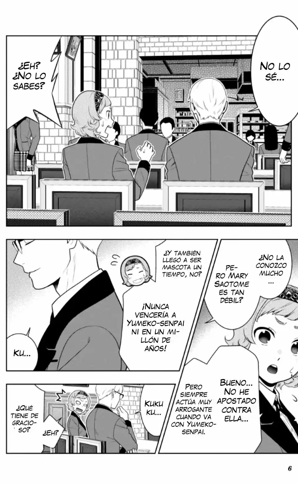 Kakegurui: Compulsive Gambler - Capítulo 71 - Página 6 - LectorTMOo