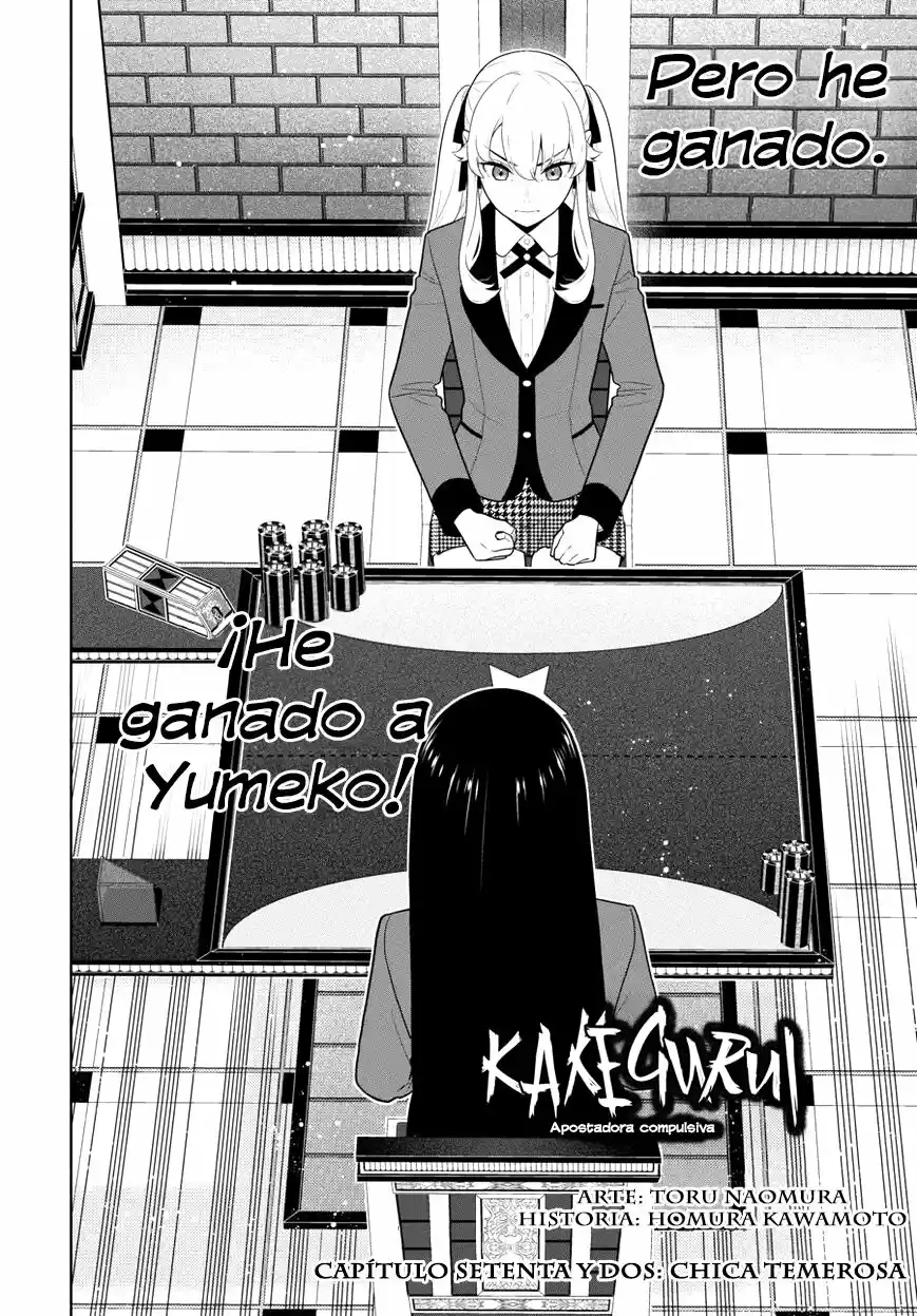 Kakegurui: Compulsive Gambler - Capítulo 72 - Página 4 - LectorTMOo