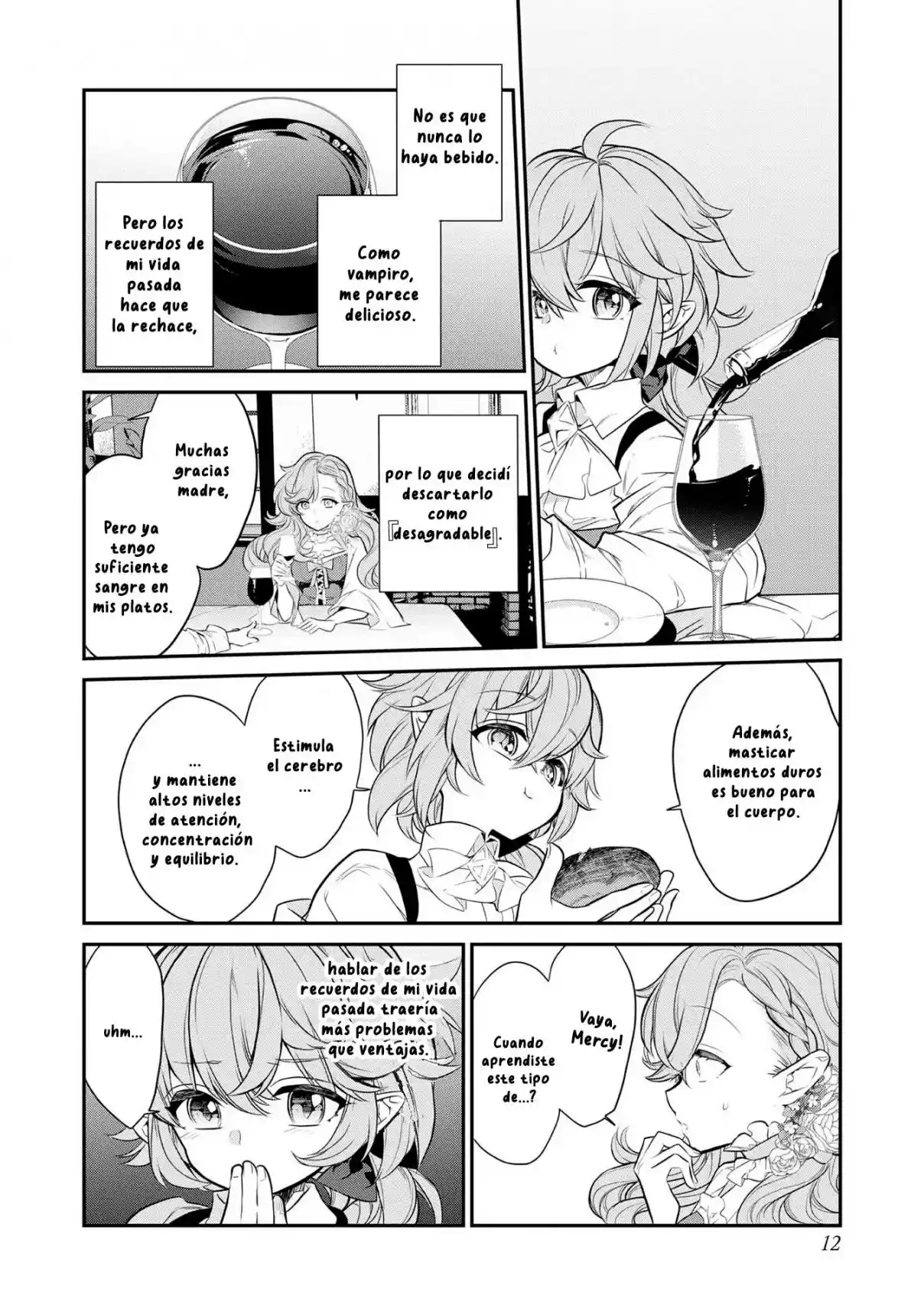 Kaketa Tsuki No Mercedes: Kyuuketsuki No Kizoku Ni Tensei Shitakedo Sute Rare Sounanode Dungeon O Seiha Suru @COMIC - Capítulo 1 - Página 12 - LectorTMOo