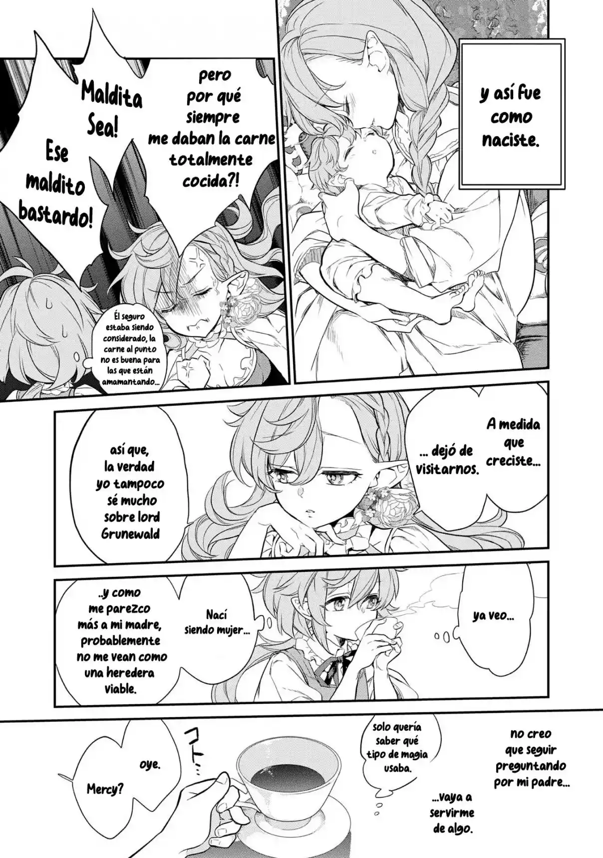 Kaketa Tsuki No Mercedes: Kyuuketsuki No Kizoku Ni Tensei Shitakedo Sute Rare Sounanode Dungeon O Seiha Suru @COMIC - Capítulo 2 - Página 24 - LectorTMOo