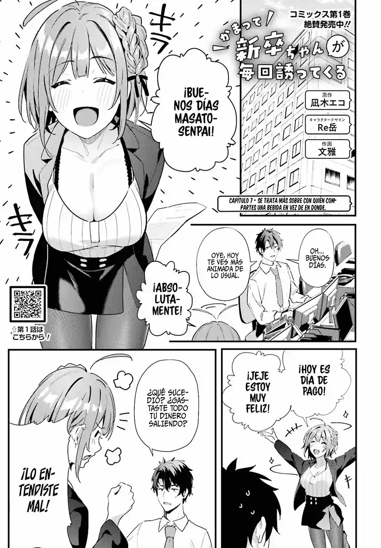 Kamatte Shinsotsu-chan Ga Maikai Sasottekuru - Capítulo 7.1 - Página 4 - LectorTMOo