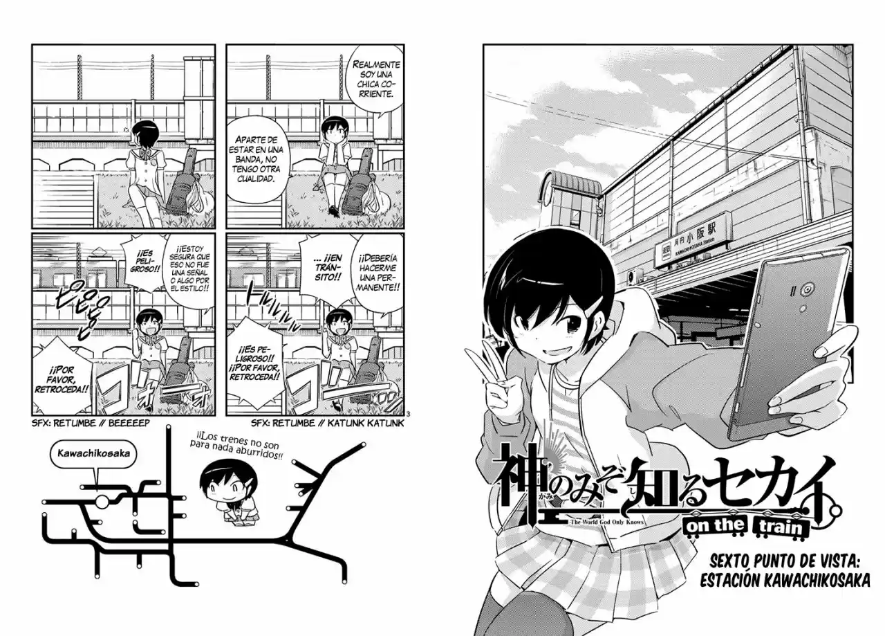Kami Nomi Zo Shiru Sekai On The Train - Capítulo 6 - Página 3 - LectorTMOo