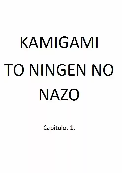 Kamigami To Ningen No Nazo (Novela) - Capítulo 1 - Página 9 - LectorTMOo