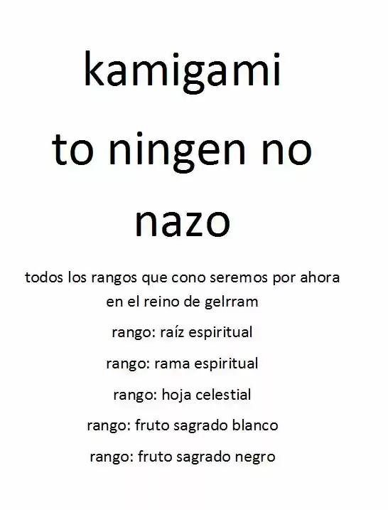 Kamigami To Ningen No Nazo (Novela) - Capítulo 3 - Página 9 - LectorTMOo