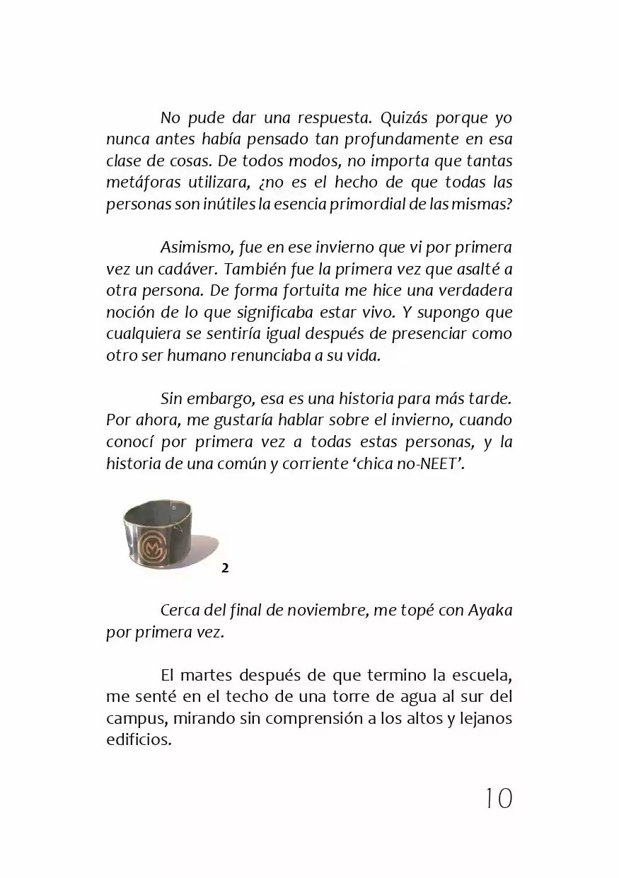 Kamisama No Memochou (Novela) - Capítulo 1 - Página 9 - LectorTMOo