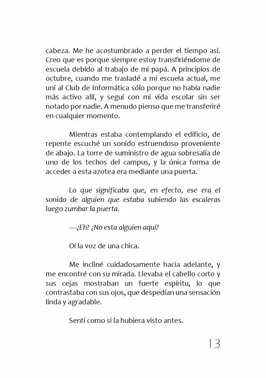 Kamisama No Memochou (Novela) - Capítulo 1 - Página 12 - LectorTMOo