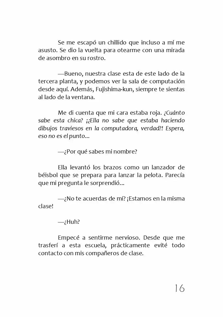 Kamisama No Memochou (Novela) - Capítulo 1 - Página 15 - LectorTMOo