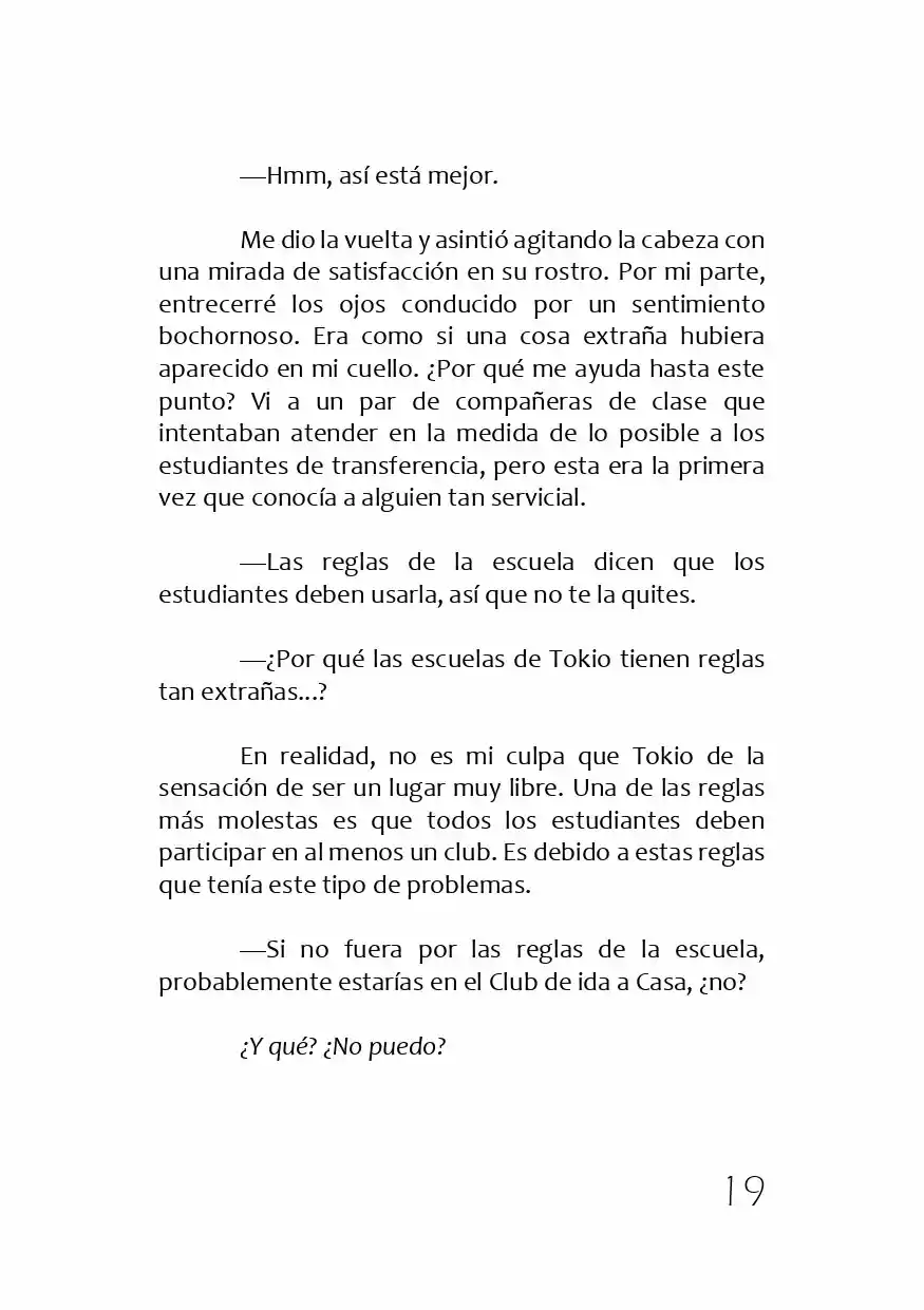 Kamisama No Memochou (Novela) - Capítulo 1 - Página 18 - LectorTMOo