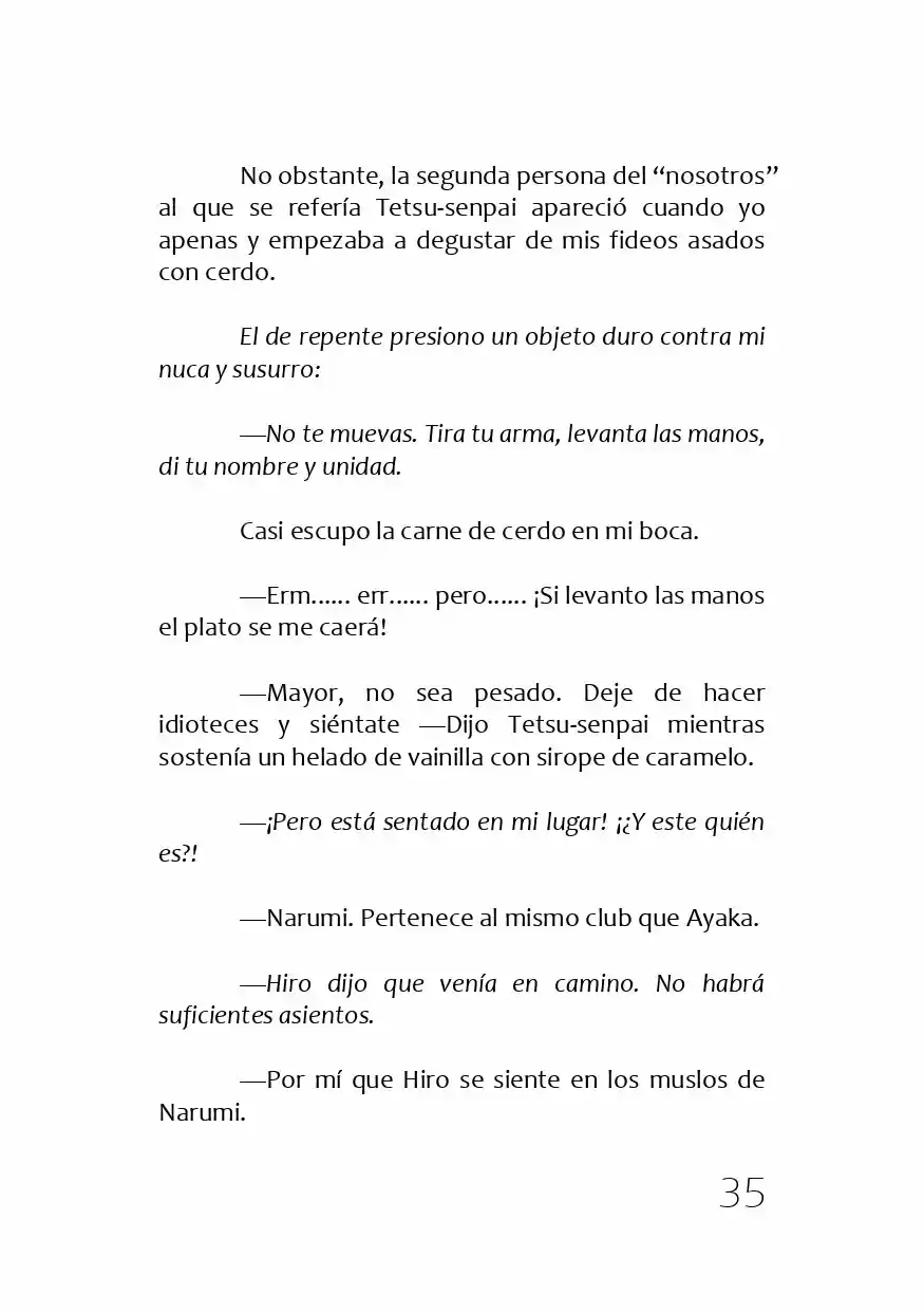 Kamisama No Memochou (Novela) - Capítulo 1 - Página 34 - LectorTMOo