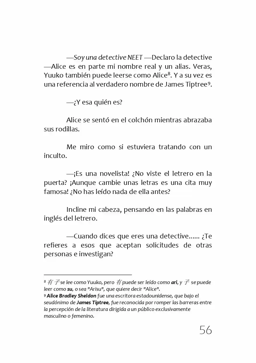 Kamisama No Memochou (Novela) - Capítulo 1 - Página 55 - LectorTMOo