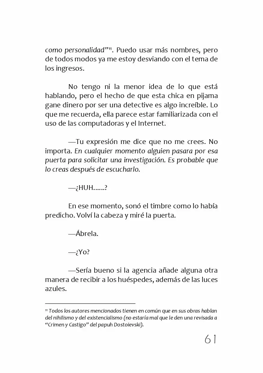 Kamisama No Memochou (Novela) - Capítulo 1 - Página 60 - LectorTMOo