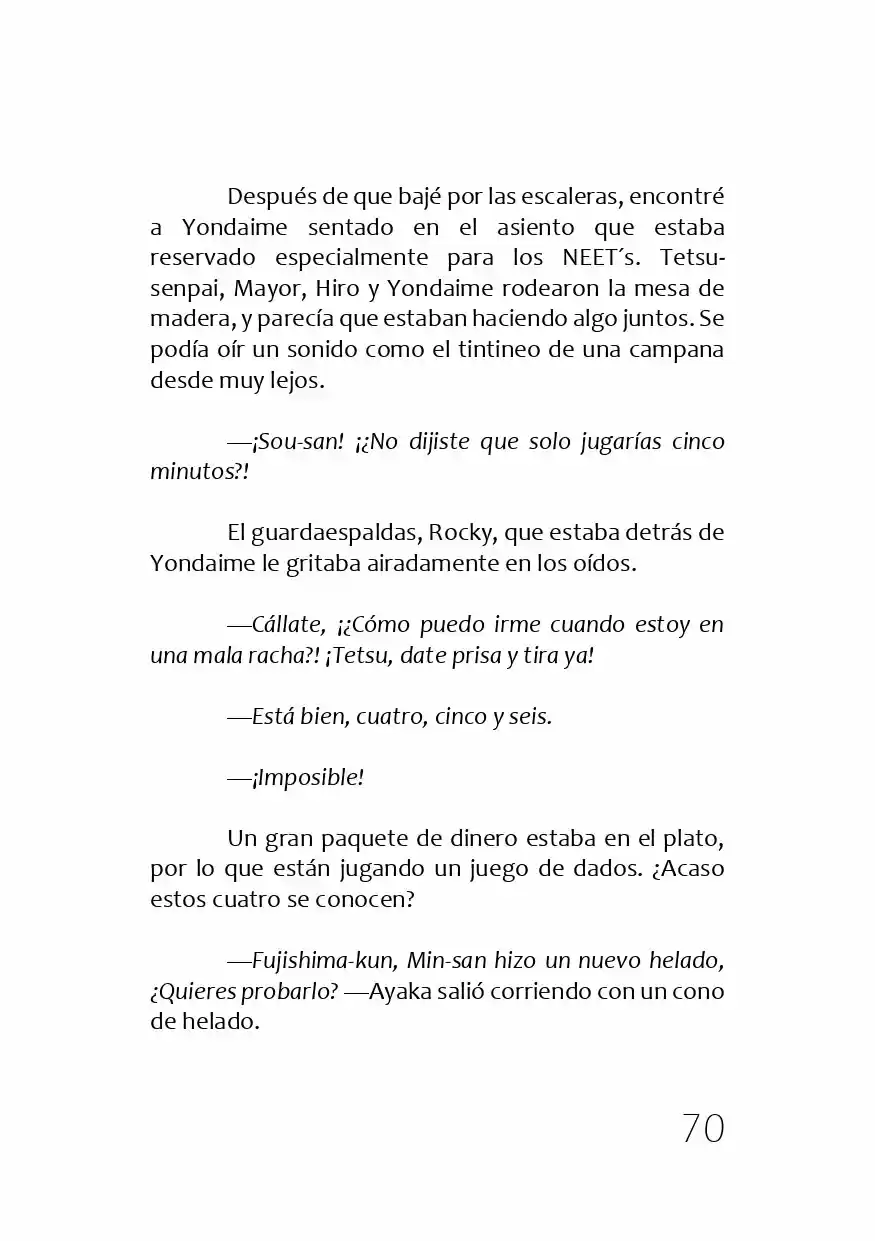 Kamisama No Memochou (Novela) - Capítulo 1 - Página 69 - LectorTMOo